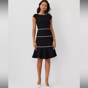 Ann Taylor Black Midi Dress *NWT*